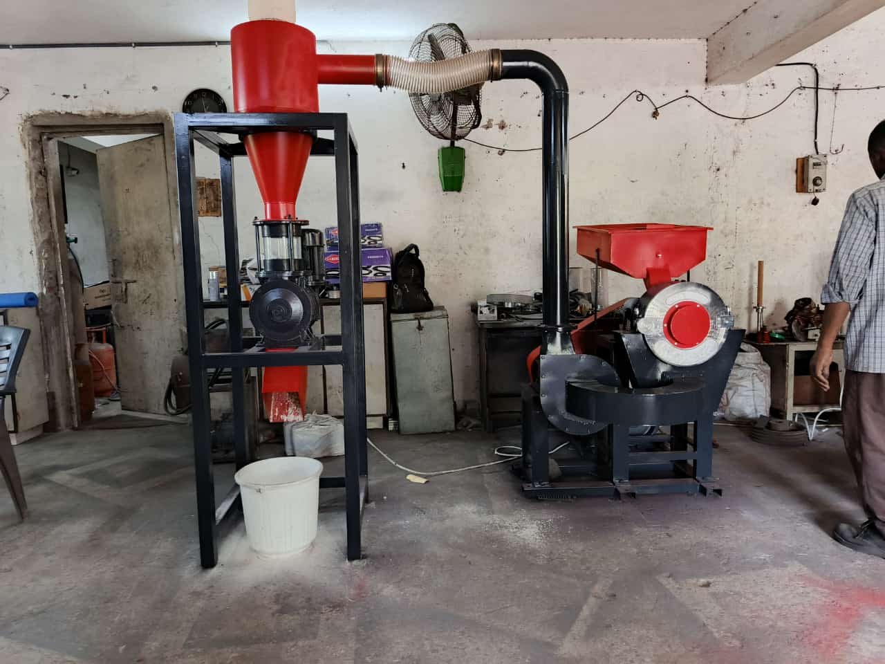 Aata Plant – Industrial Atta Chakki with Cyclone