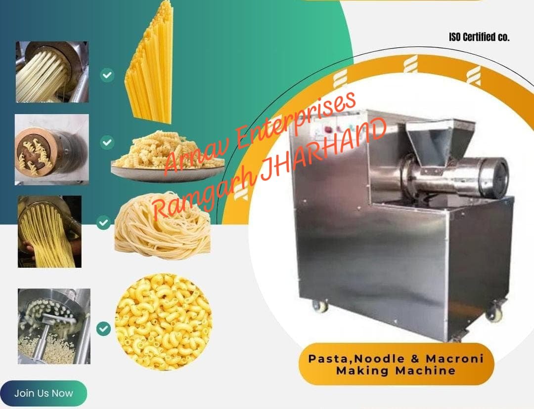 Pasta, Noodle & Macaroni Making Machine